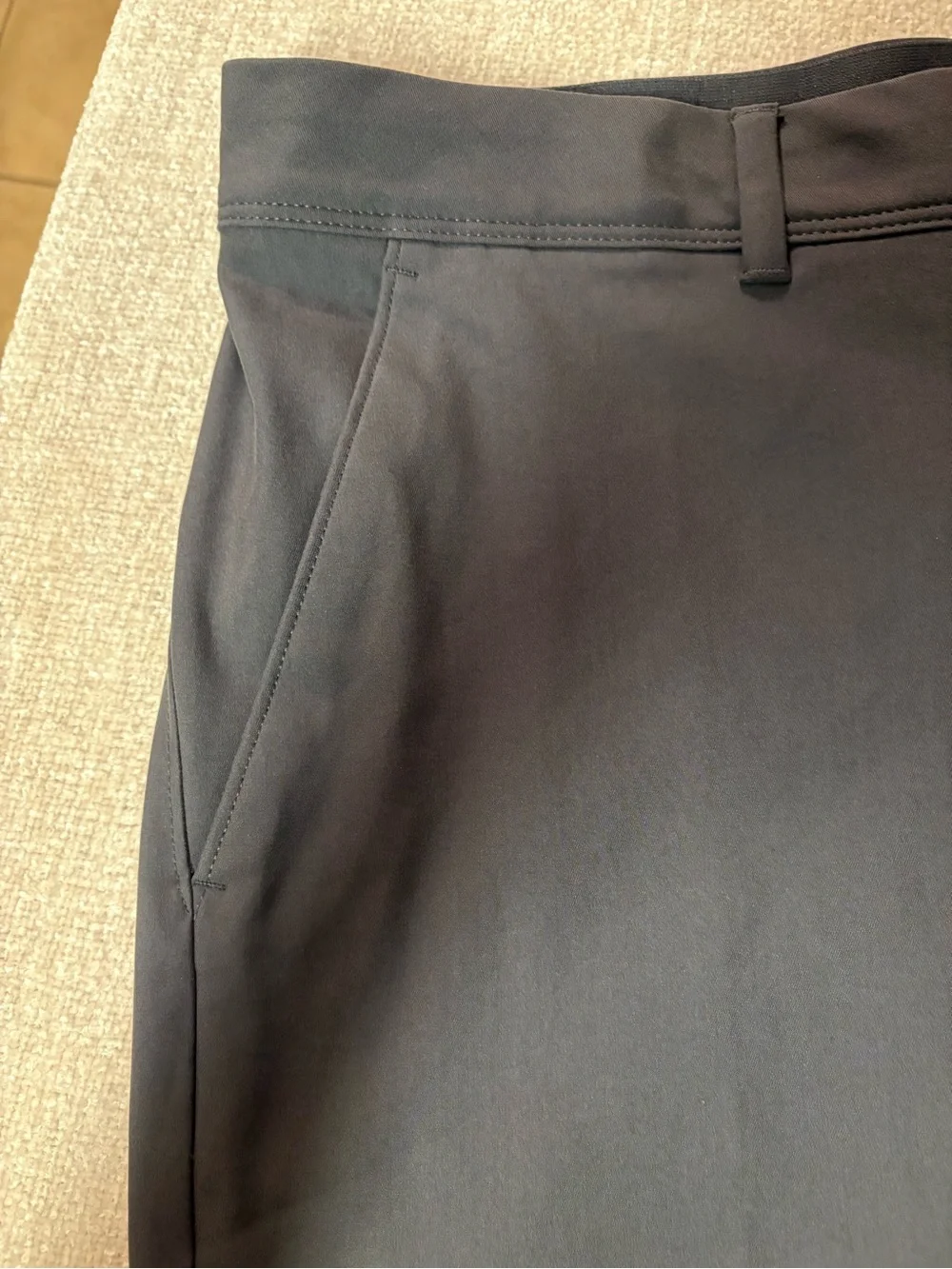 NWT Men's VRST Golf Performance Shorts Graphic Charcoal Size 40